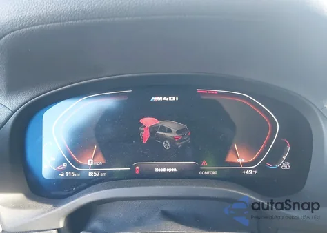 2020 BMW X3 M40I z USA, uszkodzony, nr VIN 5UXTY9C07L9B37797